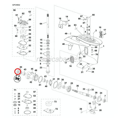Kit Anodi In Alluminio Per Motori Fuoribordo BRP (Johnson/Evinrude) – 4 Pezzi Per Piede Poppiero E Motore