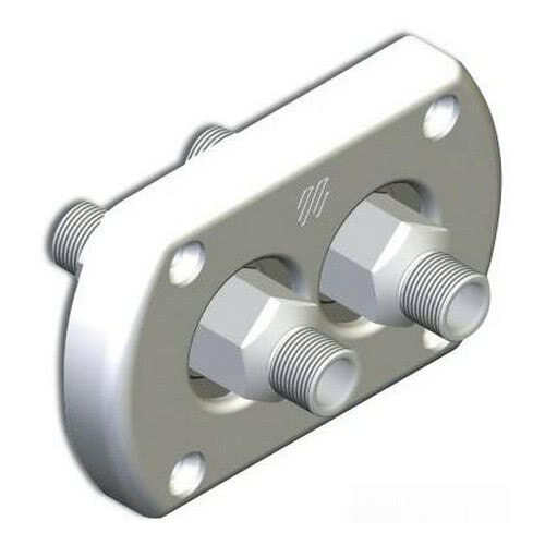 Bulkhead troughout twin bush, waterproof