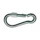 Carabiner hook AISI 316 w/ring 60 mm