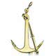 Admiralty anchor polished brass 85 mm