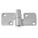 Hinge mirror polished AISI316 100x50 mm right